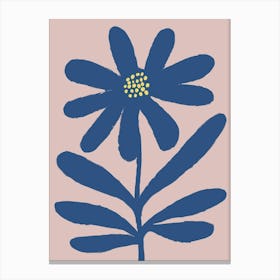 Blue Daisy Canvas Print