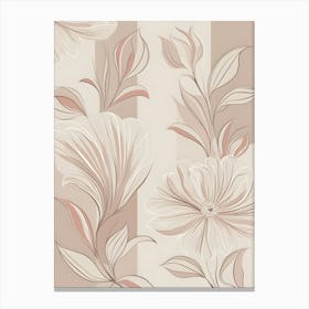 Floral Wallpaper 18 Canvas Print