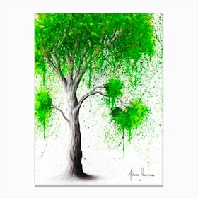 Green Acre Tree Canvas Print