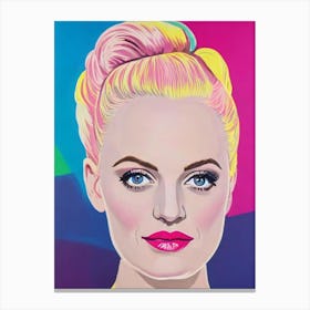 Elisabeth Moss Pop Movies Art Movies Canvas Print