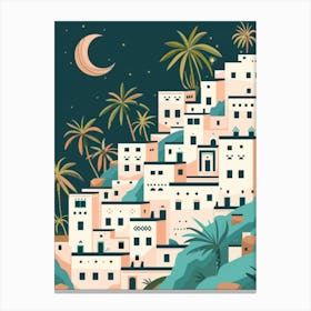 Mediterranean Village 2 Canvas Print