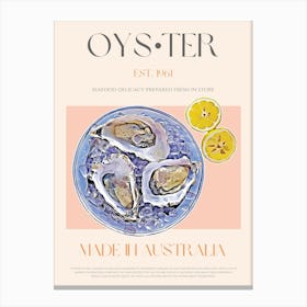 Oyster Mid Century Canvas Print