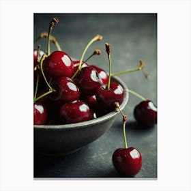 Cherry Bowl Canvas Print