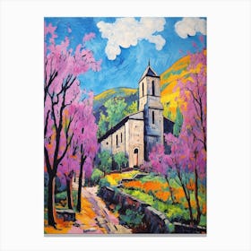 Gubbio Italy 3 Fauvist Painting Canvas Print