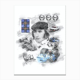 Jackie Stewart Canvas Print