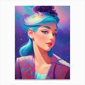 Galaxy Girl 1 Canvas Print