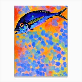 Blue Tang Matisse Inspired Canvas Print