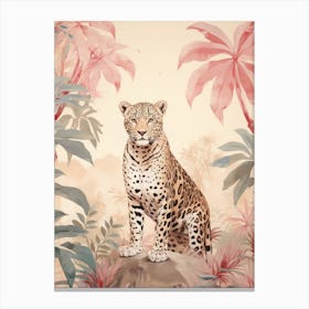 Leopard In The Jungle 1 Canvas Print