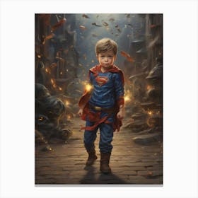 Superboy Canvas Print