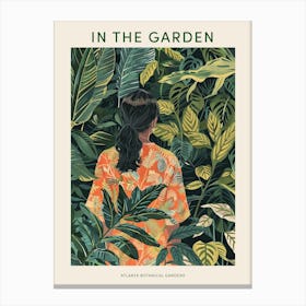 In The Garden Poster Atlanta Botanical Gardens 1 Canvas Print