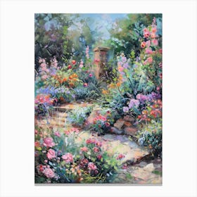  Floral Garden Wild Bloom 4 Canvas Print