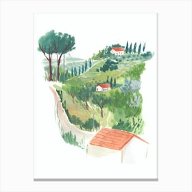 Tuscan Hills Canvas Print