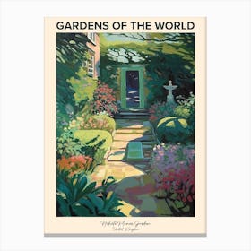Hidcote Manor Garden, United Kingdom Gardens Of The World Poster Canvas Print