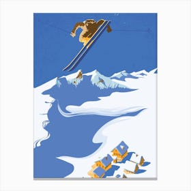 Sky Skier Canvas Print