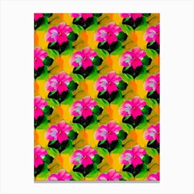 Orchids Andy Warhol Flower Canvas Print