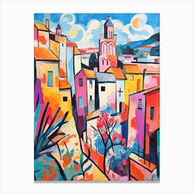 Marseille France 1 Fauvist Painting Canvas Print