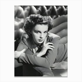 Actress Judy Garland Vintage Canvas Print