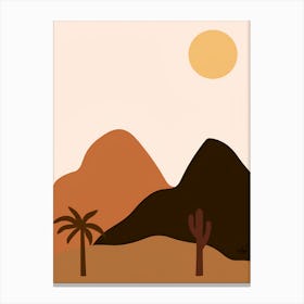 Desert Landscape 7 Canvas Print