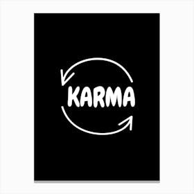 Karma Canvas Print