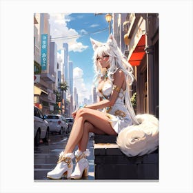 Kawaii Canvas Print