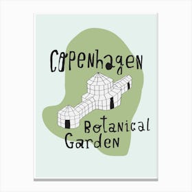 Copenhagen Botanical Garden Canvas Print