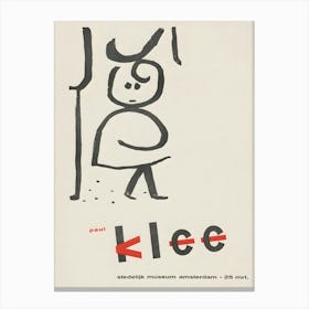 Klée Minimalist Poster Canvas Print