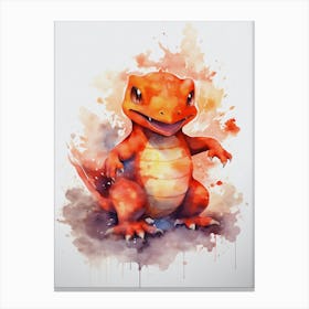 Charmeleon Pokemon Canvas Print