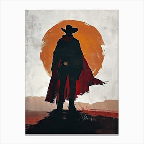 The Cowboy’s Melancholy Canvas Print
