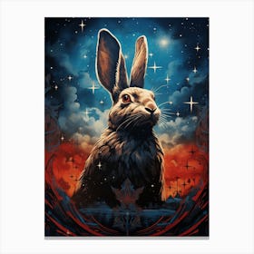 Rabbit In The Sky Canvas Print