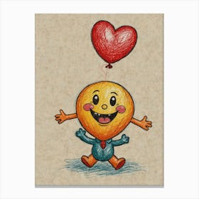 Happy Valentine'S Day Canvas Print