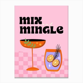 Mix Mingle Leinwandbild