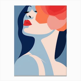 Portrait Of A Woman 50 Canvas Print