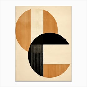 Bauhaus Kaleidoscope; Chromatic Contrasts Canvas Print