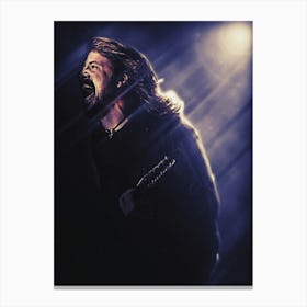 Superstars Dave Grohl In Concert Canvas Print