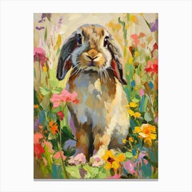 Mini Satan Rabbit Painting 2 Canvas Print