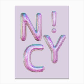 NYC! New York Print Canvas Print