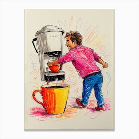 Coffee Maker Canvas Print