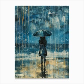 Just A Drop In The Ocean Canvas Print