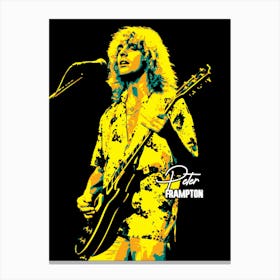 Peter Frampton Rock Musician Legend In My Pop Art Illustration Leinwandbild