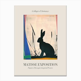 Rabbit 1 Matisse Inspired Exposition Animals Poster Canvas Print