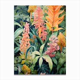 Tropical Plant Painting Zz Plant 6 Canvas Print