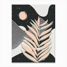 Palm Leaf Astrology Canvas Print