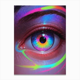 Rainbow Eye 2 Canvas Print