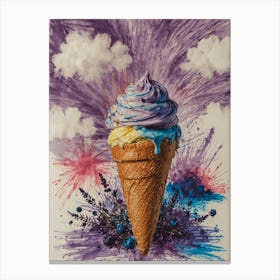 Ice Cream Cone 7 Canvas Print