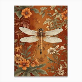 William Morris Dragonfly Autumn Exhibit (4) Canvas Print