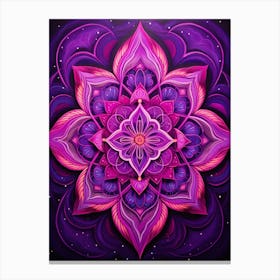 Symmetrical Mandalas Geometric Illustration 14 Canvas Print