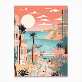 Hurghada Egypt 4 Illustration Canvas Print