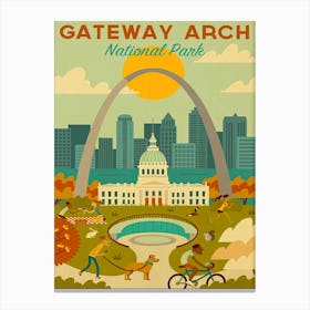 Gateway Arch National Park Canvas Print