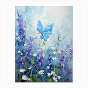 Blue Butterfly 2 Canvas Print