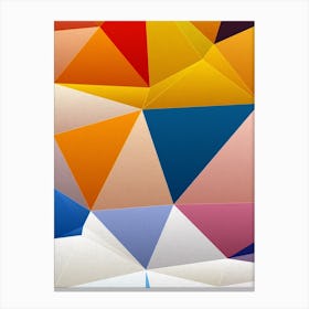 Abstract Triangles 15 Canvas Print